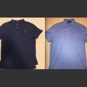 SET OF 2 Polo Ralph Lauren Prima Soft Touch Polos